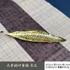 Incensário de Pescador Incenso Queimador de Incenso Antigo Liga de Zinco Folha de Árvore Soquete de Incenso Doméstico Interno Lótus Incenso Insert
