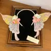 Guofeng Borla Fresco y Estilo Antiguo Nuevo Hanfu Lolita Adorno para la Cabeza Flor de Mariposa Flor de Seda Pinza para el Cabello Accesorios para el Cabello