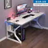 Escritorio de esquina estilo crema con estantería, escritorio de estudio integrado, tocador de dormitorio, gabinete de escritorio, mesa para el hogar dos en uno