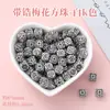 Retención de Color Alta Calabaza Sólida Boca Curva Colgante Accesorios para Joyería DIY Incrustado con Flor de Zirconio Soporte para Flores Accesorios para Colgante de Calabaza