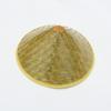 Sombrero de ala ancha grande de cuero verde tejido de bambú para adulto niño exterior sombrilla sombrero para el sol granjero jardín té pesca sombrero de paja