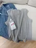 Top Minimalista de Color Sólido Ajustado con Cuello Redondo para Mujer, Camiseta sin Mangas de Verano para Vestir por Capas para Cubrir los Lados del Pecho, Camiseta sin Mangas