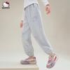 Calça de Moletom Infantil Feminina Estampa Cartoon Hello Kitty Primavera e Outono Modelo 2026 Esportiva Casual Roupas Infantis Atacado