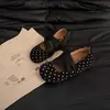 Zapatos Mary Jane retro de lunares para mujer, con correas y punta poco profunda, nueva colección otoño 2026, bailarinas planas, zapatos de mujer estilo francés