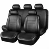 Funda Universal para Asiento de Coche de Comercio Electrónico Transfronterizo Juego de 9 Piezas Estilo Cintura Funda de Asiento de PU wish AliExpress ebay Cobertura Total