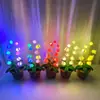 [Producto Terminado] Linterna de Campanillas de Lana Tejida a Mano Transfronteriza Flor Artificial Adornos de Escritorio Tejidos Regalos Creativos