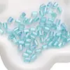 Paquete de Materiales para Pulsera Collar de Cristal Chapado Rectangular Hecho a Mano DIY, Accesorios para Joyería
