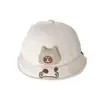 Sombrero Infantil Qiunan 2026 Nuevo Primavera y Otoño Lindo Oso Sombrero de Pescador Estilo Ins Sombrero para el Sol para Niños y Niñas