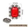 Botão de Luxo com Vidro de Cristal Estilo Chanel Incrustado com Diamantes, Botão de Metal para Decoração de Casaco de Pele, Moderno e Popular