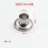 Base de Flange em Aço Inoxidável para Montagem Exposta de Suporte de Varal de Roupa para Guarda-roupa na Varanda, Base Fixa de Flange para Suporte de Haste Redonda Romana