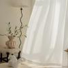 Venda Direta da Fábrica Cortinas Jacquard Transfronteiriças, Translúcidas mas Não Transparentes, Cortinas Voil Brancas Fantasma, Produto Acabado para Janelas de Sala de Estar e Quarto