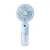 Novo Produto Transfronteiriço, Essenciais para Refrescar no Verão, Ventilador de Mão Portátil com Névoa Borrifadora de Três Velocidades, Mini Ventilador Portátil para Estudantes