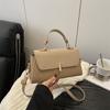 Bolsa Baguete Texturizada da Moda deste Ano, Bolsa de Ombro Fashion, Novo Estilo Verão 2026, Bolsa Transversal Versátil para o Dia a Dia