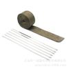 Tela Aislante para Tubo de Escape de Motocicleta Coche Cubierta de Cinturón Banana 5M10M15M Cinta Aislante con Amarre Resistente a Alta Temperatura