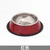Bacia para Animais de Estimação de Aço Inoxidável Transfronteiriça Antiderrapante Espessada Tigela para Gatos Impressão com Tinta Spray Grande Capacidade Tigela para Ração de Cachorro Suprimentos para Cães Grandes