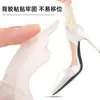 Pegatinas de Talón de Gel para Tacones Altos, Pegatinas Suaves Anti-Desgaste y Anti-Caída para el Talón, Pegatinas Antideslizantes Autoadhesivas, Almohadillas de Media Talla para Ajuste de Zapatos