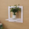 Estantería sin taladro, Colgante de pared para sala de estar, Estante decorativo para baño de dormitorio, Decoración de pared de cocina, Pared divisoria