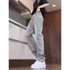 Jeans para hombre con forro de polar, nuevos para otoño e invierno, pierna recta, ligeramente acampanados, estilo americano de alta costura, pantalones streetwear modernos y geniales