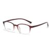 Armazón Tr90 18052 para Mujer, Lentes de Armazón Ovalado Progresivos para Miopía, Adecuados para Hombres con Miopía, Se Pueden Personalizar con Graduación