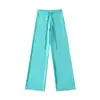 Conjunto de Calça Casual Reta com Cordão e Moletom com Zíper Estilo Americano Fino Slim Fit para Yoga Roupa Esportiva Cintura Estreita