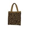 2021 Nuevo ins bolsa de lana bolsa retro bolsa tejida leopardo bolsa tejida elegante Bolso de Hombro bolsa tote moda