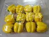 Accesorios de modelo de frutas y verduras de simulación Manzana Falsa Naranja Pera Pimiento Patata Hoja de Verdura Fotografía Suministros de Educación Preescolar