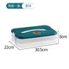 Caja para dumplings de gran capacidad, juego portátil multicapa, caja para dumplings congelados rápidos, caja de almacenamiento de alimentos instantáneos, cajón para verduras de refrigerador