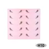 Nuevas Pestañas Postizas Transversales de Medio Ojo Estilo Ojo de Gato con Tallos Transparentes Alargados Estilo Zorro, Fábrica de Planitud de Pestañas de Oriente Medio, Europeo y Americano