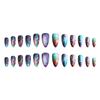 WM-188 cor areia movediça bola amêndoa unhas postiças estilo ins florescendo meninas quentes europeias e americanas 24 peças usando comprimidos para unhas atacado
