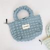 Bolsa de Mão Bolha Estilo Ins Coreano Bolsa de Compras Tote Bag Bolsa de Lona Casual Estilo Preguiçoso Bolsa de Mão Bolsa Tote Bolsa de Mão
