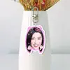 By2 Sun Han Sun Yu Acrílico Branco Chaveiro Dupla Face Suporte para Fã Pingente de Bolsa Pingente de Mochila Mercadoria de Celebridade