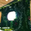 Parede de Planta Simulada Parede de Planta Verde Eucalipto Simulado Milão Decoração de Parede de Fundo Floral Flor Simulada de Plástico Parede