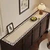 Tapete de Mesa Estilo Medieval para Aparador, Tapete Impermeável e à Prova de Óleo para Proteção de Bancada de TV, Toque de Luxo Leve e de Alta Qualidade, Tapete Anti-Sujeira para Armário de Sapatos
