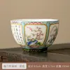 Luxo Leve Esmalte Cerâmica Única Caneca Mestra Conjunto de Chá Kung Fu Doméstico Hexagonal Caneca de Chá Conjunto Caixa de Presente Lembrança