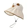 Sombrero de Sol Infantil de Ala Ancha Verano Amante Capibara Sombrero de Sol para Niñas Sombrero de Sol para Niños Sombrero de Bebé de Ala Grande