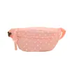 Nova bolsa de peito, bolsa de ombro e bolsa transversal 2026, moderna e fashion, de grande capacidade, leve, para esportes e lazer, com estampa de poá, para meninas