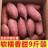 Batatas frescas 4.5 kg caja completa de batatas rojas de cultivo en granja, verduras recién cosechadas, batatas, batatas castaña, ñames