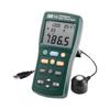 Medidor de radiación solar TES-132 de Taiwán Taishi con corrección de coseno y amplio rango espectral.