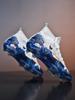 2025 nuevas zapatillas de fútbol de caña alta para combate real con tachuelas rotas para estudiantes jóvenes, zapatillas deportivas para entrenamiento artificial y competición