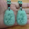Ríos que corren y lagos empresa de regalos más vendida imitación jade malayo jade collar largo dos palillos palillos dobles cadena para suéter