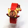 Reloj de Juguete para Niños Reloj Digital Pulsera de Presión Niño Pequeño Niña Bebé Súper Lindo Dibujos Animados Gelatina Reloj de Golpeo Dropshipping