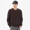 Cárdigan de Punto Estilo Americano Otoño/Invierno 2026 con Botones Estampados, Abrigo Cálido Casual Holgado para Hombre al por Mayor