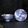 Taza de Té de Cerámica Taza Bogum Color Bajo Cubierta Porcelana Azul y Blanco Taza para Degustación de Té Juego de Té Kung Fu Taza Maestra Taza para el Hogar Wan Hua Cai