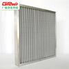 Filtro primario plegable tipo placa para eliminación de polvo de acero inoxidable, unidad frontal de aire acondicionado central, pantalla de filtro metálica plegable