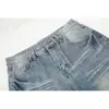 EIGHTISLAND Jeans Azules Lavados Vintage Cómodos Sueltos Casuales Desgastados Pierna Ancha Ajuste Relajado Modernos NK720