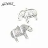 Joias de liga YuenZ pingente de elefante animal diy joias estilo vintage acessórios feitos à mão D9140