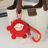 Colgante de Oveja de Peluche de Dibujos Animados Creativos, Llavero de Corazón Lindo para Bolsos de Niña, Decoración para Mochilas, Adorable Accesorio de Juguete