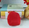 Mochila Escolar Pequena de Pelúcia Cor Doce Mochila de Cor Sólida Casual Fofa Bolsa de Moedas Sólida Mochila Bolsa para Cartão de Documento Atacado