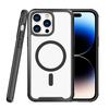 Adecuado para Apple 17 Marco de Metal Magnético Funda para Teléfono Iphone16Promax Transparente Airbag Anti-Caída 15 Funda Protectora