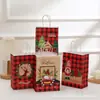 Papel Kraft Produtos Quentes Transfronteiriços Papel Kraft Desenho Animado Sacola de Presente de Natal Sacola de Papel Sacola de Compras Sacolas